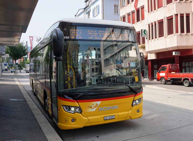 Post Auto Scania Citywide K320 Hybrid 10669